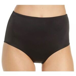 NWOT MADEWELL Black Retro High Waisted Bikini Bottoms
